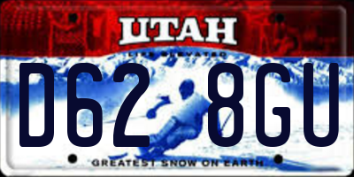 UT license plate D628GU