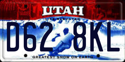 UT license plate D628KL