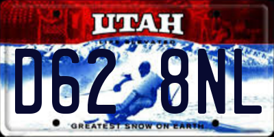 UT license plate D628NL