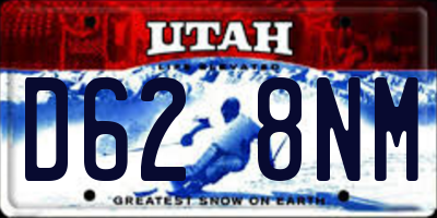 UT license plate D628NM