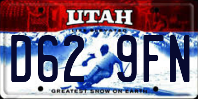 UT license plate D629FN