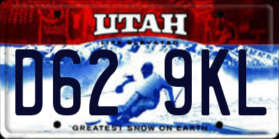UT license plate D629KL