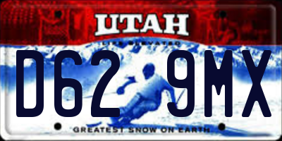 UT license plate D629MX