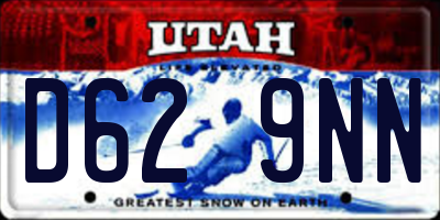 UT license plate D629NN