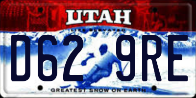 UT license plate D629RE