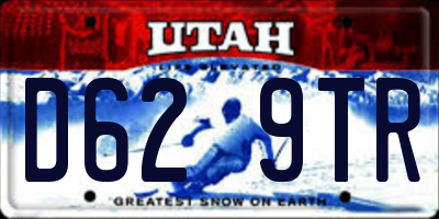 UT license plate D629TR