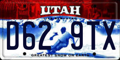 UT license plate D629TX