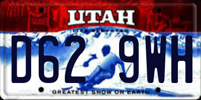 UT license plate D629WH