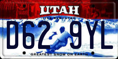 UT license plate D629YL