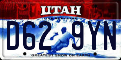 UT license plate D629YN