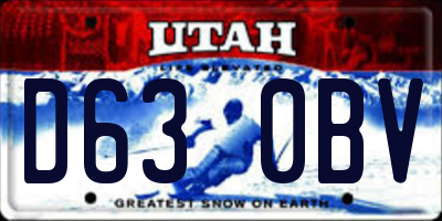 UT license plate D630BV
