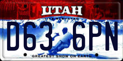 UT license plate D636PN