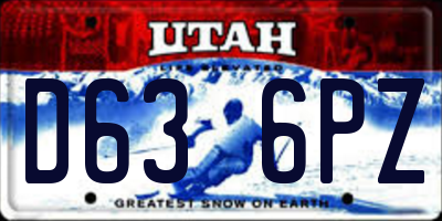 UT license plate D636PZ