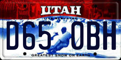 UT license plate D650BH