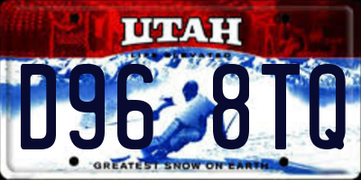 UT license plate D968TQ