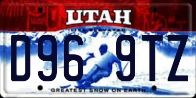 UT license plate D969TZ