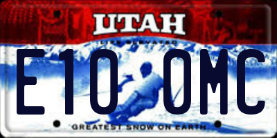 UT license plate E100MC
