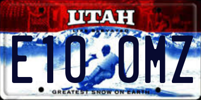 UT license plate E100MZ