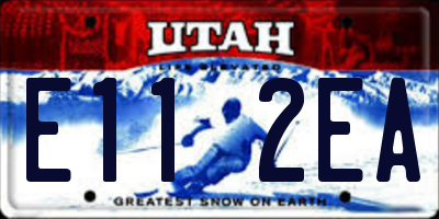 UT license plate E112EA