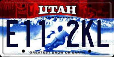 UT license plate E112KL