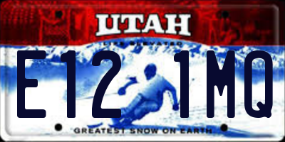 UT license plate E121MQ