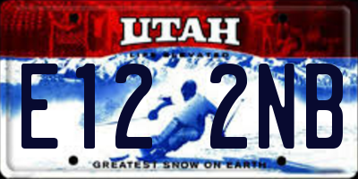 UT license plate E122NB