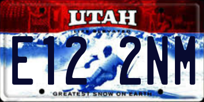 UT license plate E122NM