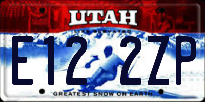 UT license plate E122ZP