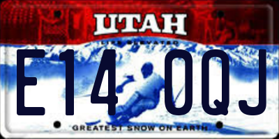 UT license plate E140QJ