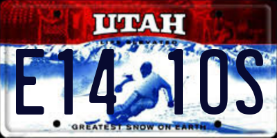 UT license plate E141OS
