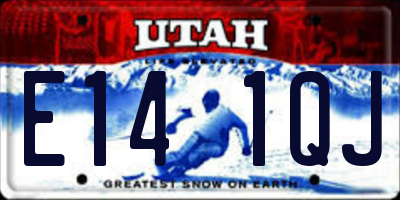 UT license plate E141QJ