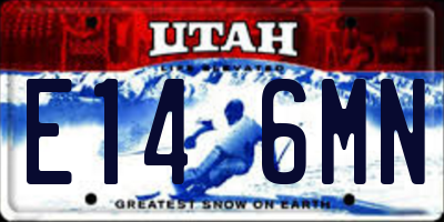 UT license plate E146MN