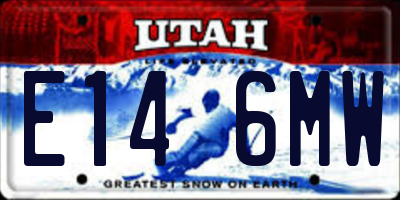 UT license plate E146MW