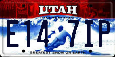 UT license plate E147IP