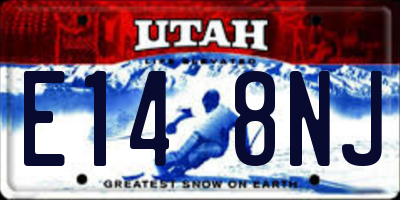 UT license plate E148NJ
