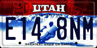 UT license plate E148NM