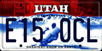 UT license plate E150CL