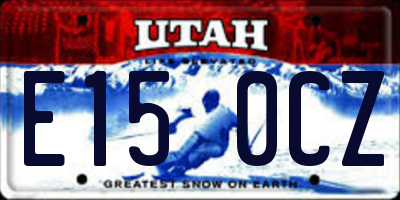 UT license plate E150CZ