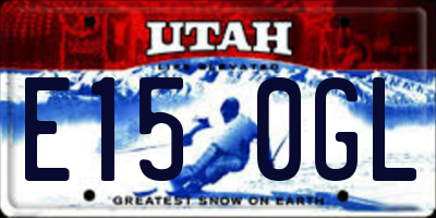 UT license plate E150GL