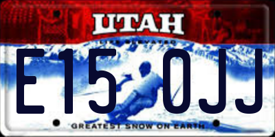 UT license plate E150JJ