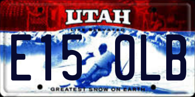 UT license plate E150LB