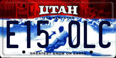 UT license plate E150LC