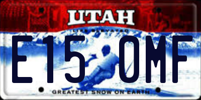 UT license plate E150MF