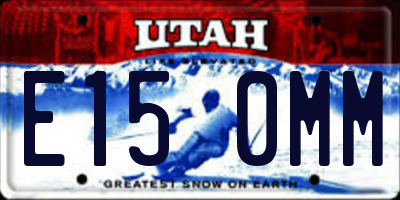UT license plate E150MM