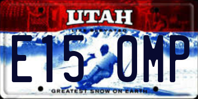 UT license plate E150MP