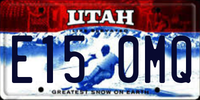 UT license plate E150MQ
