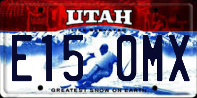 UT license plate E150MX