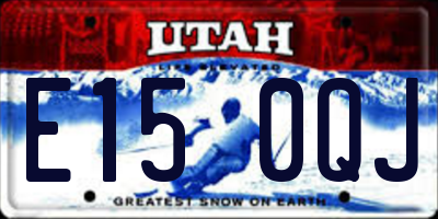 UT license plate E150QJ