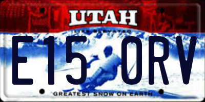 UT license plate E150RV