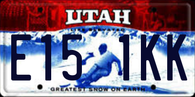 UT license plate E151KK